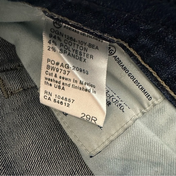 Ag Adriano Goldschmied Jeans Ag Jeans The Tomboy Relaxed Straight sz29 - Picture 4 of 4